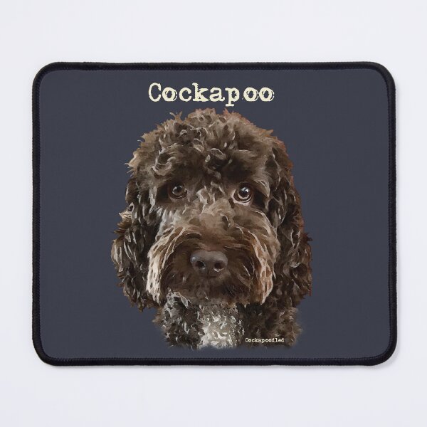 Item preview, Chocolate Brown Cockapoo Dog  designed and sold by Happy Dog Doodles.