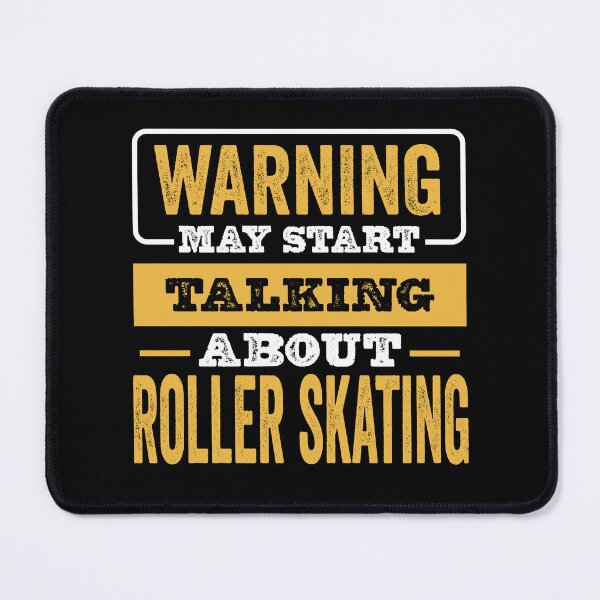 Item preview, Warning May Start Talking About Roller skating,Funny Roller skating lovers Birthday Christmas Gift designed and sold by xlnv.