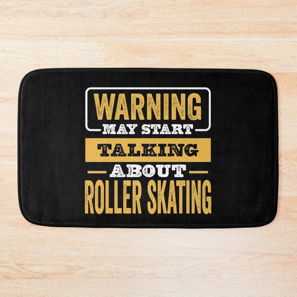 Item preview, Warning May Start Talking About Roller skating,Funny Roller skating lovers Birthday Christmas Gift designed and sold by xlnv.