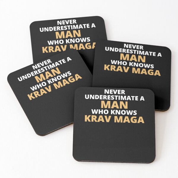 Item preview, Never Underestimate A Woman Who Knows Krav Maga designed and sold by clickmostro.