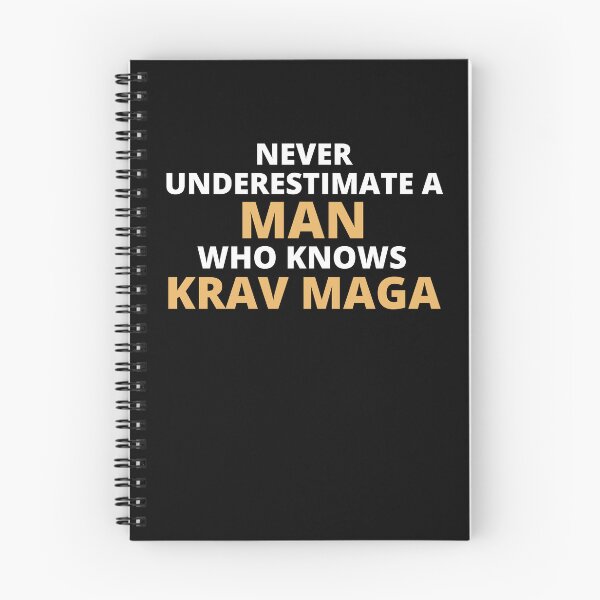 Item preview, Never Underestimate A Woman Who Knows Krav Maga designed and sold by clickmostro.