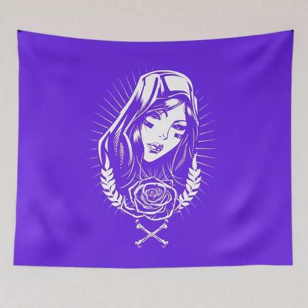 Item preview, Contemporary stencil of Virgin Mary. The design of Our Lady of Fatima designed and sold by Goliardika-Shop.