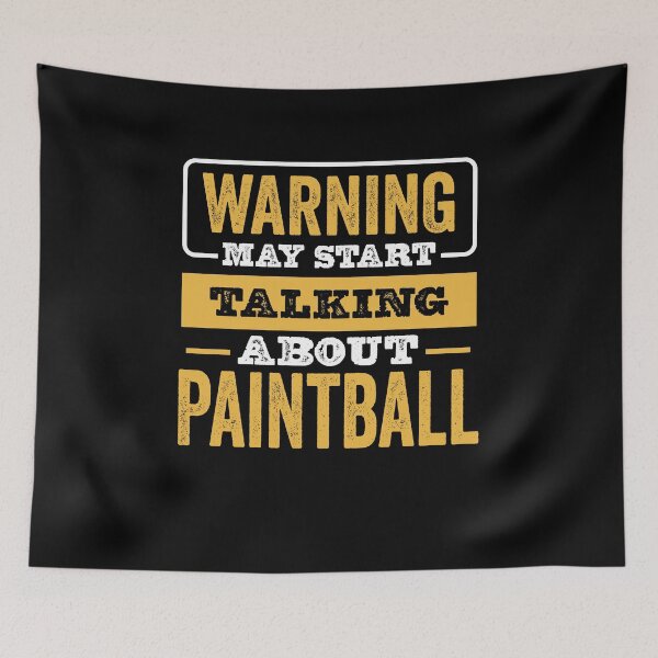 Item preview, Warning May Start Talking About Paintball,Funny Paintball lovers Birthday Christmas Gift designed and sold by xlnv.
