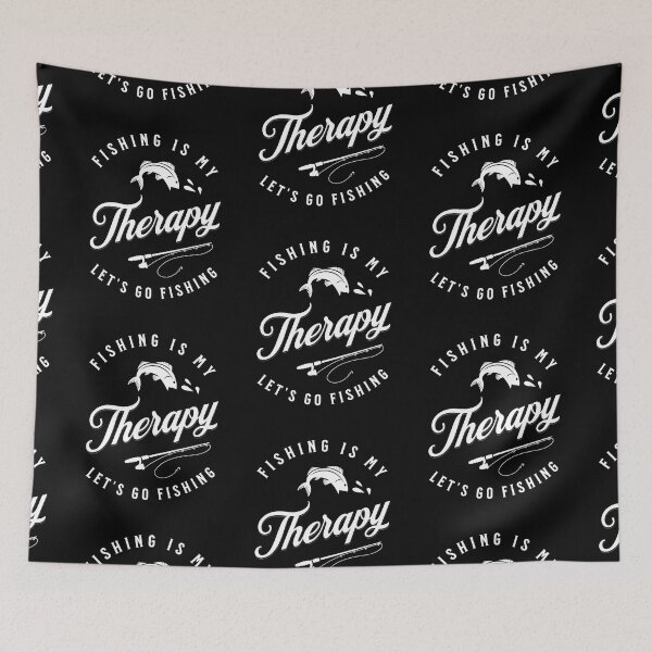 Item preview, Fishing Is My Therapy, Lets Go Fishing designed and sold by SportyDogShop.