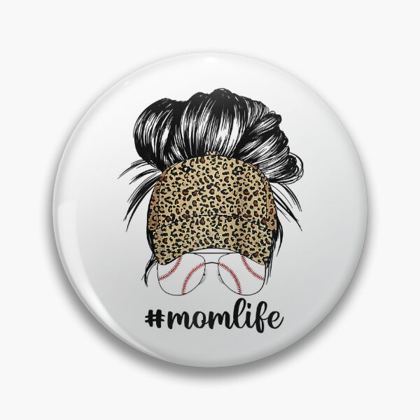 Artikelvorschau, Mom Life Leopard Baseball Cap Messy Bun Muttertag entworfen und verkauft von Xtjjae.