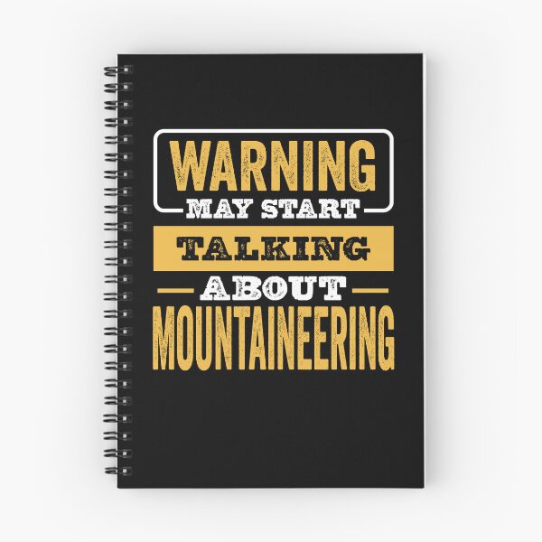 Item preview, Warning May Start Talking About Mountaineering,Funny Mountaineering lovers Birthday Christmas Gift designed and sold by xlnv.
