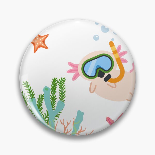 Item preview, Axolotl Under the Sea Party designed and sold by mksp1125.