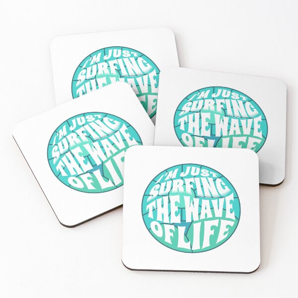 Item preview,  I'm Just Surfing The Wave of Life designed and sold by Surfing Designs.Life.