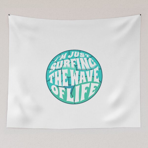 Item preview,  I'm Just Surfing The Wave of Life designed and sold by Surfing Designs.Life.
