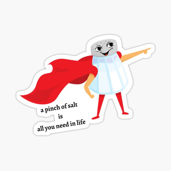 Item preview, A pinch of Salt Hero designed and sold by iziskosmos.
