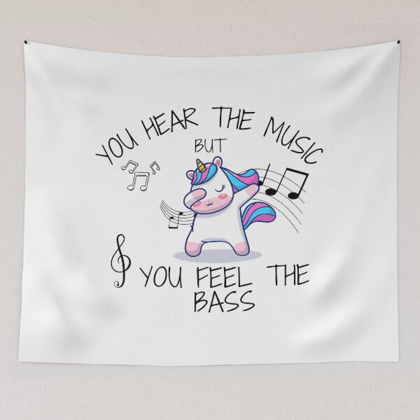 Item preview, You Hear The Music But You Feel The Bass designed and sold by madraso.