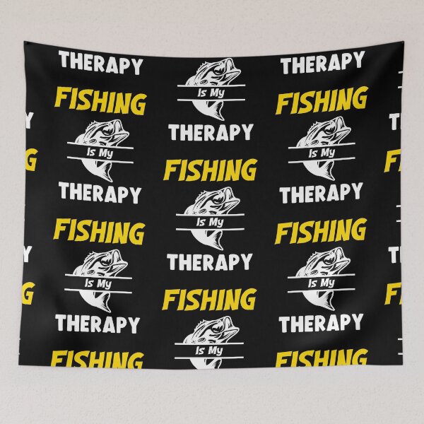 Item preview, Fishing Is My Therapy, Lets Go Fishing designed and sold by SportyDogShop.