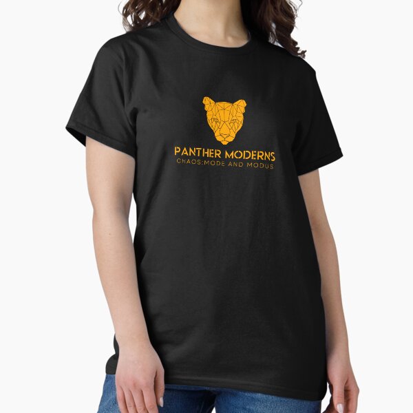 Artikel-Vorschau von Panther Moderns (William Gibson T-Shirt Neuromancer T-Shirt Hacker T-Shirt), designt und verkauft von Gibson Futures.