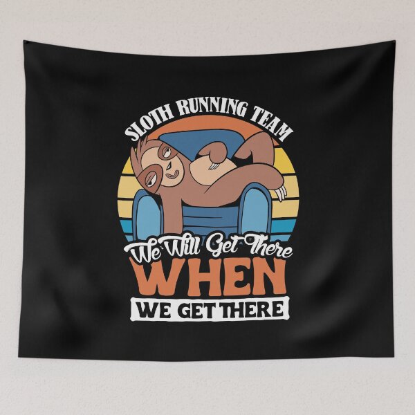 Item preview, Cool Sloth Running Team Run designed and sold by Betsytiptoe.