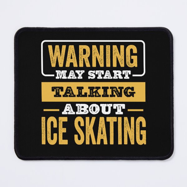 Item preview, Warning May Start Talking About Ice skating,Funny Ice skating lovers Birthday Christmas Gift designed and sold by xlnv.