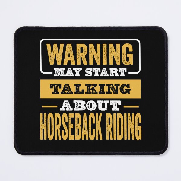 Item preview, Warning May Start Talking About Horseback Riding,Funny Horseback Riding lovers Birthday Christmas Gift designed and sold by xlnv.