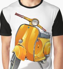 Yellow Vespa Graphic T-Shirt