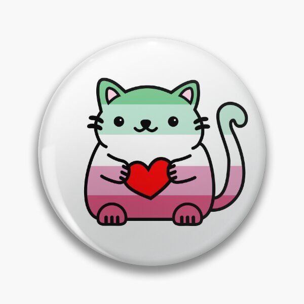 Artikelvorschau, Abrosexual Pride Flag Kitty entworfen und verkauft von ilexdesigns.