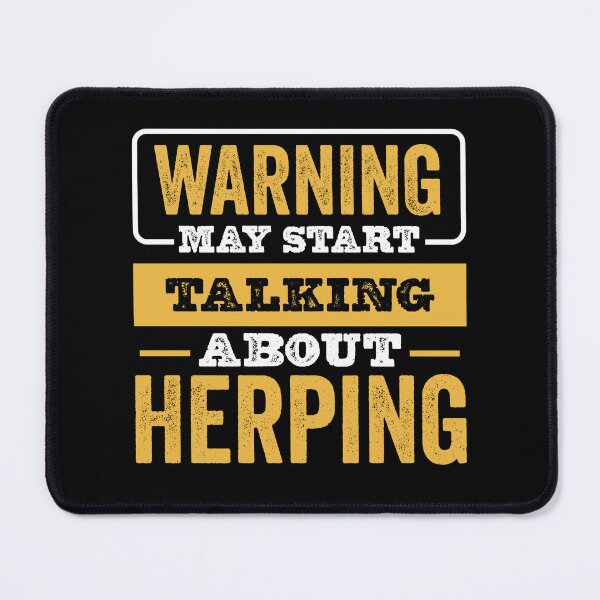 Item preview, Warning May Start Talking About Herping,Funny Herping lovers Birthday Christmas Gift designed and sold by xlnv.