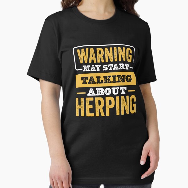 Item preview, Warning May Start Talking About Herping,Funny Herping lovers Birthday Christmas Gift designed and sold by xlnv.