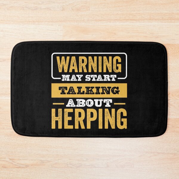 Item preview, Warning May Start Talking About Herping,Funny Herping lovers Birthday Christmas Gift designed and sold by xlnv.
