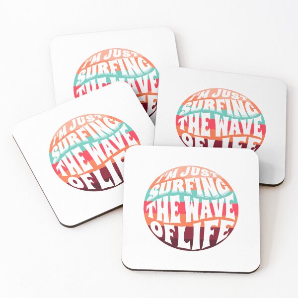 Item preview,  I'm Just Surfing The Wave of Life designed and sold by Surfing Designs.Life.