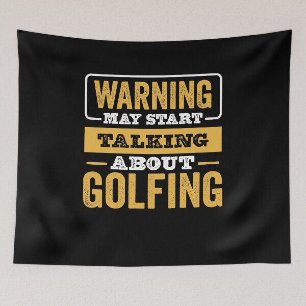 Item preview, Warning May Start Talking About Golfing,Funny Golfing lovers Birthday Christmas Gift designed and sold by xlnv.