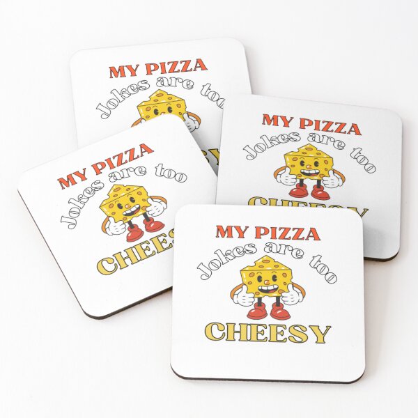 Item preview, My pizza jokes are too cheesy funny stickers designed and sold by m-m-rstore.
