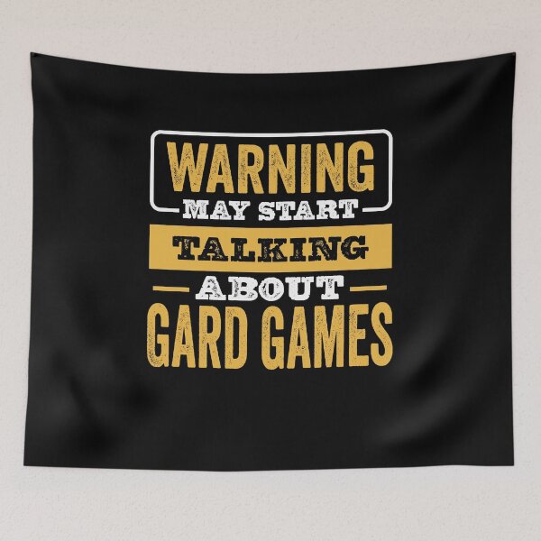 Item preview, Warning May Start Talking About Gard games,Funny Gard games lovers Birthday Christmas Gift designed and sold by xlnv.