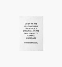 VIKTOR FRANKL Stoic Philosophy Inspirational QUOTE Art Board