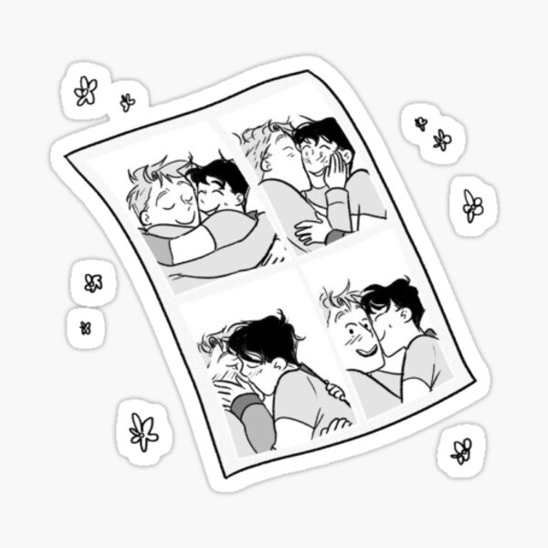 Item preview, Heartstopper Comic Photobooth designed and sold by hailstonestixer.