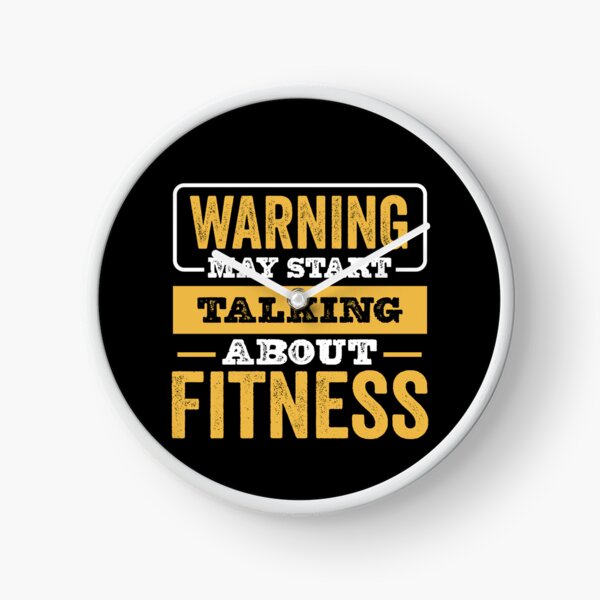 Item preview, Warning May Start Talking About Fitness,Funny Fitness lovers Birthday Christmas Gift designed and sold by xlnv.
