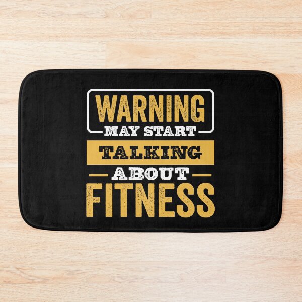 Item preview, Warning May Start Talking About Fitness,Funny Fitness lovers Birthday Christmas Gift designed and sold by xlnv.