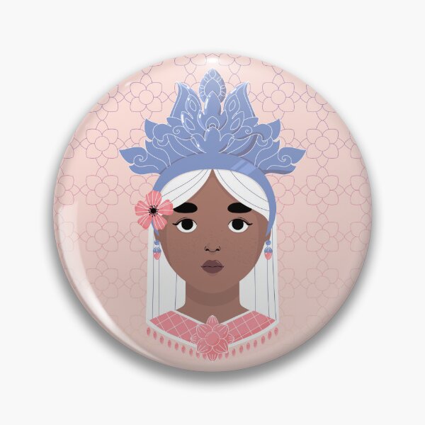 Item preview, Apsara Portrait - White Hair designed and sold by komoukmouk.