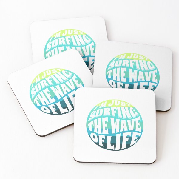 Item preview,  I'm Just Surfing The Wave of Life designed and sold by Surfing Designs.Life.