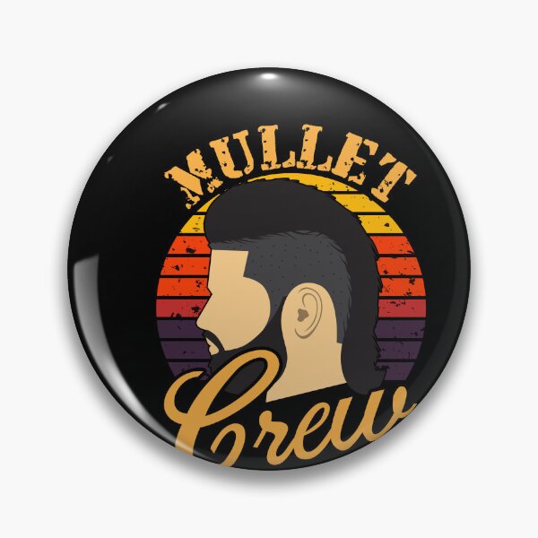 Item preview, Mullet Crew Vintage Retro Hairstyle Squad designed and sold by Dressed For  Duty.