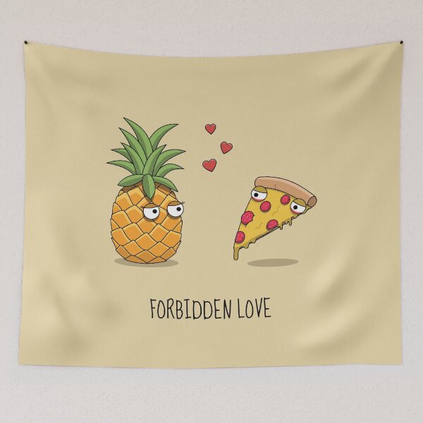 Item preview, Forbidden Love (Pineapple On Pizza) designed and sold by L1nes.