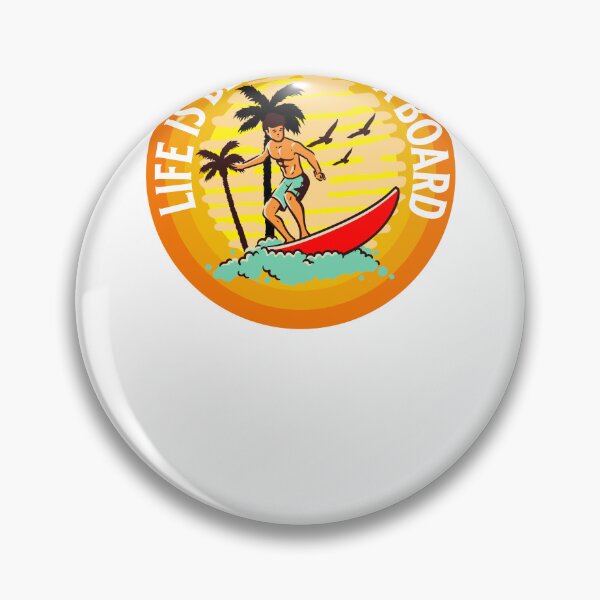 Item preview, Life is Better on a Board designed and sold by Surfing Designs.Life.