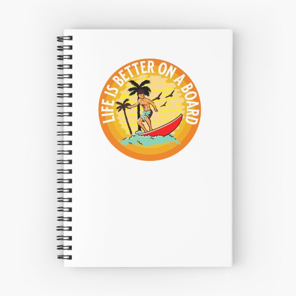 Item preview, Life is Better on a Board designed and sold by Surfing Designs.Life.