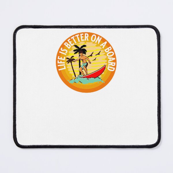 Item preview, Life is Better on a Board designed and sold by Surfing Designs.Life.