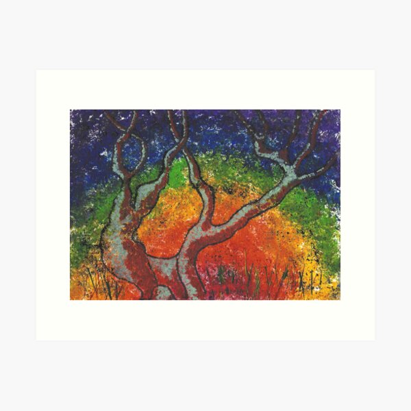 Chakra Tree Art Print for Sale by Jan Palmer