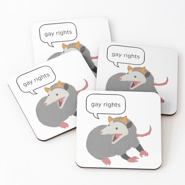 Item preview, gay rights | possum designed and sold by SocialTekkie.