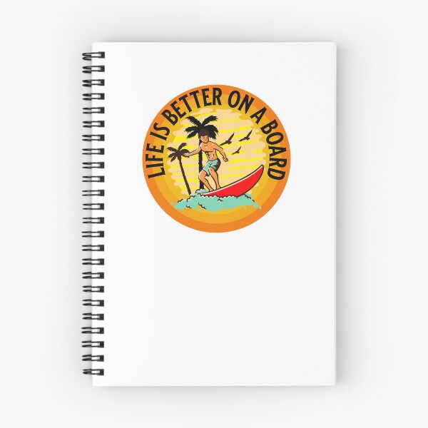 Item preview, Life is Better on a Board designed and sold by Surfing Designs.Life.