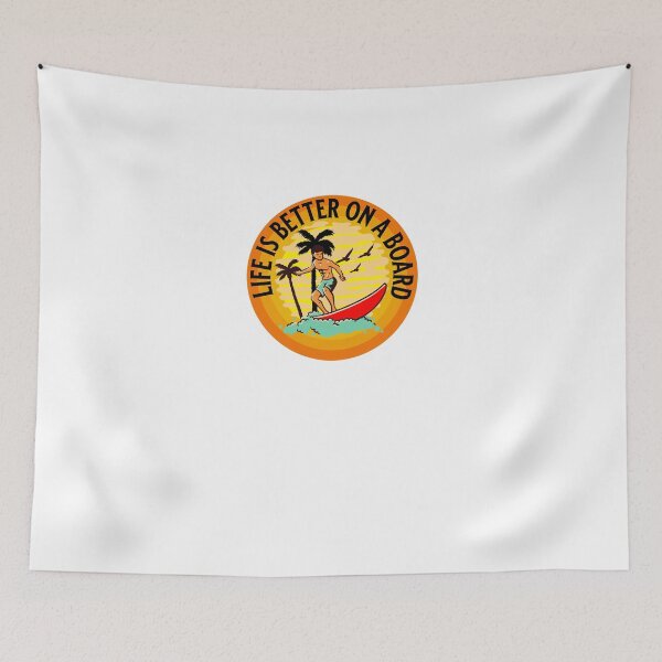 Item preview, Life is Better on a Board designed and sold by Surfing Designs.Life.
