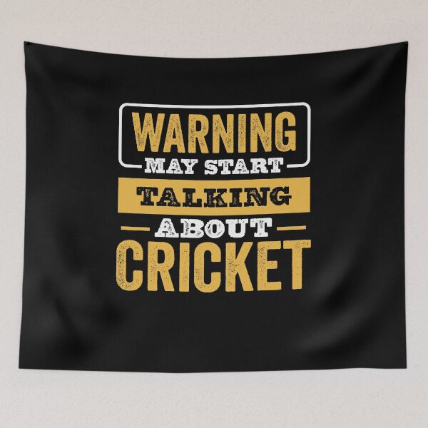 Item preview, Warning May Start Talking About Cricket,Funny Cricket lovers Birthday Christmas Gift designed and sold by xlnv.