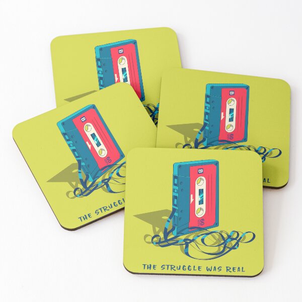 Item preview, Retro cassette tape art - Oldschool problems designed and sold by ShineEyePirate.
