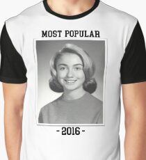 Hillary "Most Popular" Superlative Graphic T-Shirt