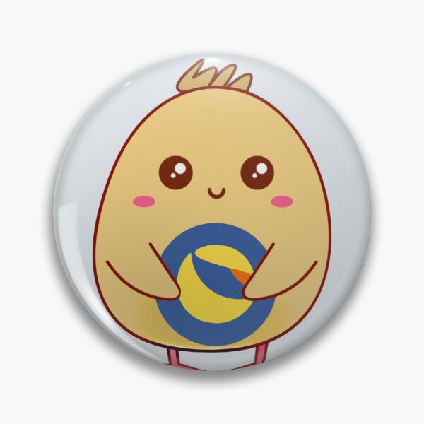 Item preview, Crypto Cute kawaii Luna coin designed and sold by Crypmetal.