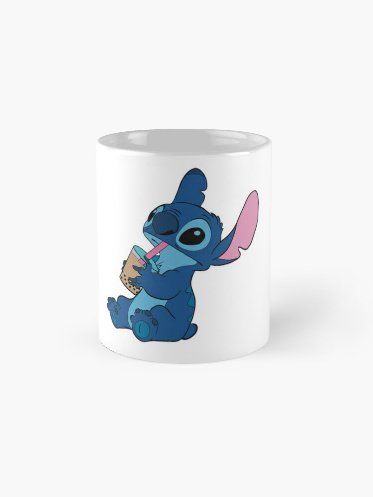 Stitch Glass Cup / Stitch Boba Coffee Cup / Lilo and Stitch 