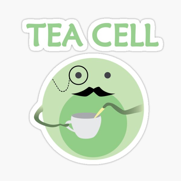 Tea Cell (T-Cell) Sticker